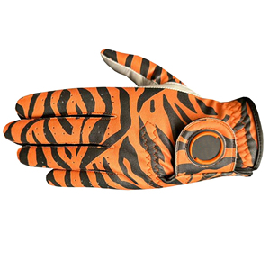 Guante de Golf de Piel Auténtica con Estampado de Tigre, Diseño Premium, para Mano Izquierda, Antideslizante, Cierre de Velcro, Unisex, Deportivo - Product Image 3
