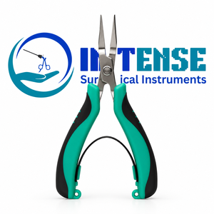 Alicates Profesionales de Acero Inoxidable con Punta Larga y Mango Ergonómico para la Elaboración de Joyería de Precisión - Product Image 1