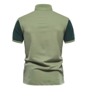 Chemise polo en coton décontractée pour homme, nouvelle collection, marque tendance, manches courtes - Product Image 3