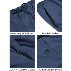 Pantalones de lino premium para hombre, corte ajustado, tela suave, ideales para uso diario, estilo urbano y aventuras al aire libre. - Product Image 6