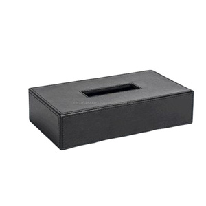 Distributeur de serviettes en cuir véritable, boîte à mouchoirs écologique en cuir, prix abordable, boîte de présentation de serviettes personnalisées, dernière arrivée - Product Image 1