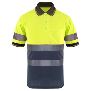 Camiseta Polo de Poliéster Amarillo de Alta Visibilidad Soban Personalizada, Ropa de Trabajo de Seguridad Reflectante de Secado Rápido, Certificación CE, Manga Corta, Unisex - Product Image 5