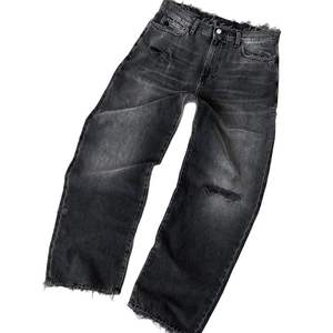 Jean baggy homme Speedy Industry, coupe ample hip-hop, denim vintage, pantalon de danse, pantalon de skater, jean droit - Product Image 4