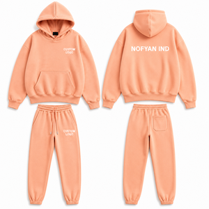 เสื้อฮู้ดดี้โอเวอร์ไซส์ NOFYAN IND แบบสั่งทำพิเศษ ผ้าฝ้ายฟลีซเนื้อหนา ระบายอากาศได้ดี เป็นมิตรต่อสิ่งแวดล้อม สไตล์ฮิปฮอป รุ่น 2 1 - Product Image 1