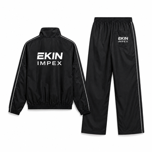 Conjunto Deportivo Premium Cortavientos, 130 GSM, Micro Poliéster, Tela Lisa, Estilo Panel, Logotipo Personalizado, Impresión Serigráfica - Product Image 4