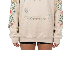 Sweat-shirt à capuche unisexe surdimensionné 100% coton molletonné, couleur unie, pull décontracté avec poche, coupe classique, idéal pour l'automne - Product Image 3