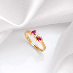 Infinity Heart <b>CZ</b> Gold Plated 925 Sterling Silver <b>Ring</b> Adjustable Wedding Women Daily Fine Jewelry Handmade Bulk Product - Product Image 6