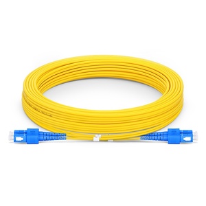 Precio de puente de fibra óptica <span class=keywords><strong>Modo</strong></span> único Duplex SC UPC G657A LSZH OS2 <span class=keywords><strong>2</strong></span>.0mm 3.0mm <span class=keywords><strong>Cable</strong></span> de conexión de fibra óptica - Product Image 1