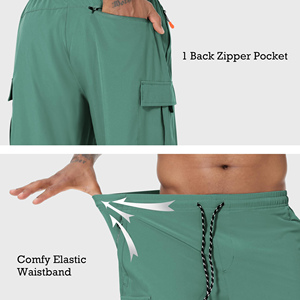 Shorts cargo pour hommes à prix abordable, shorts de travail personnalisés, service OEM en gros, shorts cargo de sport respirants et à séchage rapide - Product Image 6