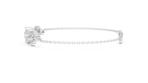AFFORDABLE 3.0CT LAB GROWN CUT DIAMOND RHODIUM PLATED LUXURY BRACELET <b>SET</b> 18KT SOLID WHITE <b>GOLD</b> DAILY OFFICE WEAR ENGAGEMENT for - Product Image 4