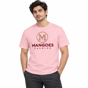 Camiseta de Algodón 220 GSM Jersey Cuello Redondo Transpirable Corte Holgado Manga Corta Estilo Vintage Casual Streetwear Moda Moderna - Product Image 1