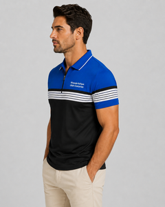 Camisa Casual de Lujo para Hombre, Verano, Bordada, con Botones al Frente, Manga Corta, Transpirable, Ligera, Diseño Sólido, Tejida - Product Image 6
