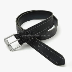 Customized Handmade Solid Single Layer Men's Fashion Leather Casual <b>belt</b> for jeans or <b>trouser</b> with company Logo - Product Image 2