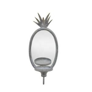 Bougeoir mural de taille et de forme personnalisées Bougeoir galvanisé de couleur grise de qualité supérieure pour les meilleures ventes - Product Image 1