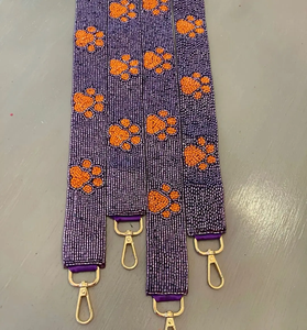 สายสะพายสีม่วงประดับเลื่อมลายดาวและตัวอักษรประดับเพชรเทียม สำหรับวันแข่งขันกีฬา  อุปกรณ์เสริมกระเป๋าสะพายไหล่สุดแฟชั่นทันสมัย - Product Image 6