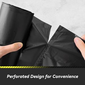 ถุงขยะดำแบบหนาพิเศษ HDPE เกรดเชิงพาณิชย์ ขนาด 55-60 แกลลอน รุ่น TH GB-003 สำหรับใช้ในบ้าน สำนักงาน และกลางแจ้ง - Product Image 5