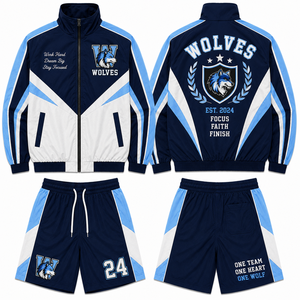 Conjunto de Chaqueta Cortavientos Juvenil con Logotipo Personalizado Bordado en la Parte Delantera y Trasera, Diseño Impreso, Tela de Poliéster de Primera Calidad, Secado Rápido, Envío Rápido - Product Image 3