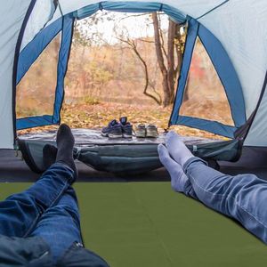 Green 75\"D X 25\"W X 2.5\"H Camping Mattress for Outdoor Sleeping - Product Image 6