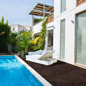 Azulejo de cubierta entrelazado de madera de acacia para el hogar, balcón, entrada, patio trasero, jardín, paisajismo y decoración del hogar - Product Image 6