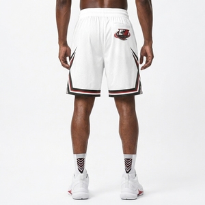 Pantalones cortos de baloncesto deportivos que brindan comodidad transpirable, construcción de primera calidad y excelente movilidad durante partidos intensos. - Product Image 5