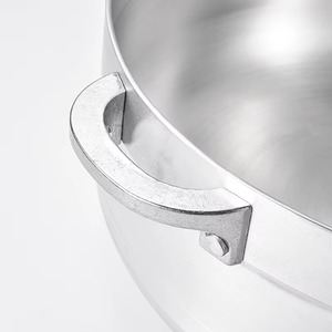 Casserole indienne en acier inoxydable avec couvercle, chauffe-plat exceptionnel, direct usine - Product Image 3