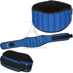 Ceinture de musculation réglable légère en néoprène, respirante, avec soutien dorsal et correcteur de posture, boucle antidérapante et rembourrage OEM - Product Image 1