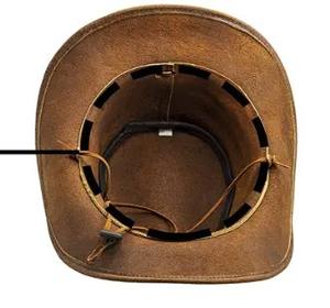 Sombrero de Vaquero Clásico de Lona con Corona de Malla Ventilada y Ala Ancha para Máxima Protección Solar - Product Image 5