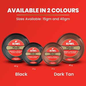 Kiwi Instant <b>Polish</b> 75ml|Kiwi Express Shine Sponge|Kiwi <b>Wax</b> Shoe <b>Polish</b> 40Gm - Product Image 3