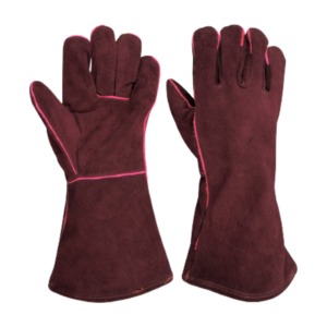 Guantes de Soldadura de Cuero Unisex de Alta Calidad y Bajo Precio, Fabricados por CAPTAIN INDUSTRY, Protección Completa para los Dedos, en Venta - Product Image 4