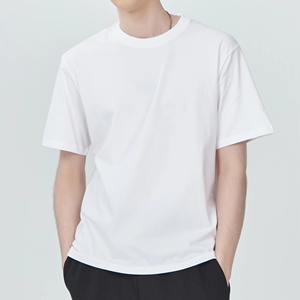 Camiseta Lisa de Alta Calidad para Hombre, 100% Algodón, 200 g/m², Cuello Redondo, Tejido FlexiBunny, Manga Corta, Talla Grande, Venta al Por Mayor - Product Image 3