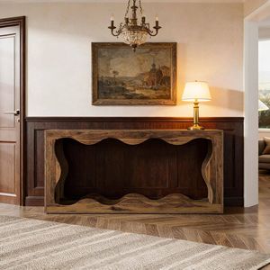 Consolle in Stile Rustico per Ingresso o Dietro il Divano, Ideale per l'Arredamento della Casa - Product Image 1