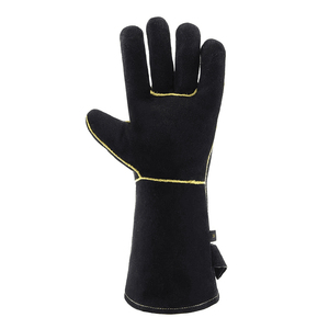 ถุงมือเชื่อมงานหนัก ป้องกันมือ แขนยาว หนังวัวแท้ คุณภาพสูง ขายดีที่สุด - Product Image 2