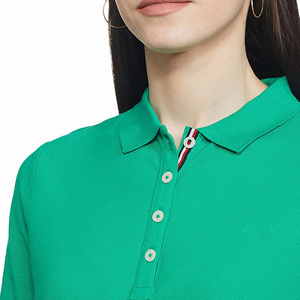 Chemises pour femmes de haute qualité en tissu jersey tricoté, best-seller, vêtements décontractés, nouveau style, vente en gros, logo personnalisé, service OEM - Product Image 5