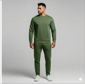 เสื้อสเวตเชิ้ตผู้ชายขายส่งปี 2025 ผ้าฝ้ายคุณภาพดี เสื้อสเวตเชิ้ตเรียบแบบกำหนดเอง เสื้อสเวตเชิ้ตผู้ชายแบบสั่งทำพิเศษ เสื้อผ้าผู้ชาย - Product Image 3