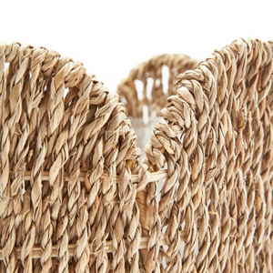 Paniers à linge artisanaux en jonc de mer naturel, paniers en jonc de mer tissés à la main pour le rangement domestique, prix bas, vente en gros depuis le Vietnam - Product Image 5
