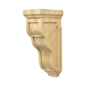 <b>Rustic</b> Wooden Corbels Solid Wood Cabinet Brackets Farmhouse <b>Shelf</b> Support Decorative Wood Corbels for Kitchen Island Wood Corbel - Product Image 1