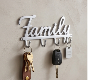 Premium Family Wall <b>Hook</b> Rack Metal 4 <b>Hooks</b> Modern Design Rust Resistant For Clothing Storage Organization - Product Image 4