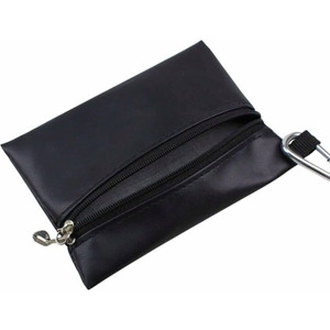 Pochette de golf en cuir de luxe, organiseur d'accessoires, avec un aspect élégant et une fermeture éclair sécurisée pour un confort optimal, en vente - Product Image 5