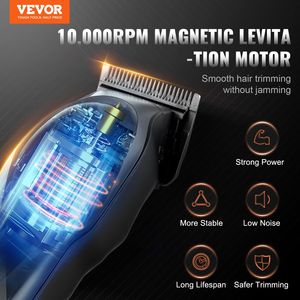 Tagliatore di barbiere professionale 10000RPM da uomo con lama dissolvenza DLC per taglio e Styling - Product Image 2