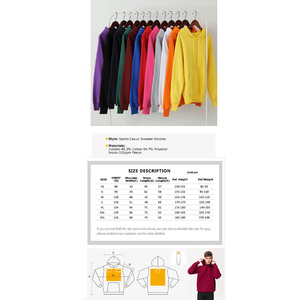 Ventes en gros de sweats à capuche et de sweat-shirts respirants, impression à la demande, fabricants de vêtements, sweats à capuche personnalisés avec logo, unisexe - Product Image 3