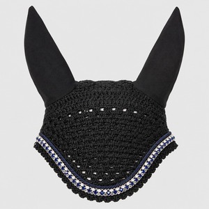 Wholesale Equestrian Horse Fly Veil Ear <b>Bonnet</b> Ear Net Crochet Custom logo Horse Product Fly Ear <b>Bonnet</b> International - Product Image 1
