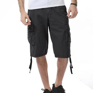 High Quality <b>Men</b> Breathable Denim Regular Fit Knee Length Jeans with cargo pockets quick dry <b>Shorts</b> by Fitness - Product Image 5