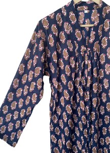 Robe longue 100 % coton pour femme, la plus vendue, faite à la main, style bohème décontracté, imprimé léopard, douce, pour l'été et la plage - Product Image 4