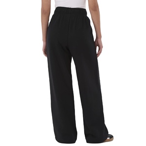 กางเกงขายาวผู้หญิงคุณภาพพรีเมียม ดีไซน์ทันสมัย เอวกลาง ผลิตจากผ้าสแปนเด็กซ์/คอตตอน สวมใส่สบาย ระบายอากาศได้ดี ไม่ยับง่าย ดีไซน์ลำลอง สีพื้น - Product Image 6