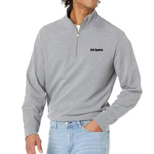 เสื้อสเวตเชิ้ตซิป ¼ ตัวสำหรับผู้ชายรุ่นใหม่ปี 2026 สำหรับใส่ลำลอง - Product Image 1