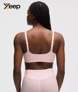 เสื้อชั้นในกีฬาโยคะคุณภาพสูงสำหรับผู้หญิง XEEP รุ่น XC-SB-143 แบบเรียบง่าย ระบายอากาศได้ดี สายปรับได้ แผ่นรองถอดออกได้ รองรับได้ดีเยี่ยม แห้งเร็ว - Product Image 2