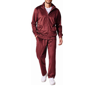 Survêtement en velours tendance pour hommes, collection athlétique d'hiver sur mesure, vente en gros, directement de l'usine - Product Image 6