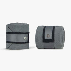 Vendas para Patas de Caballo para Polo, de Forro Polar Suave, Juego de 4, Cinco Colores: Gris, Rojo, Azul, Negro, Naranja, con Cierre de Gancho y Bucle - Product Image 6