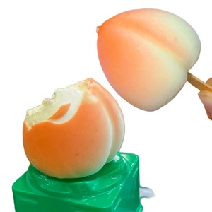 <span class=keywords><strong>Prix</strong></span> d'usine Viral <span class=keywords><strong>TikTok</strong></span> 3D Forme Crème glacée à saveur de pêche 75g Crème glacée au chocolat en forme de fruit - Product Image 2