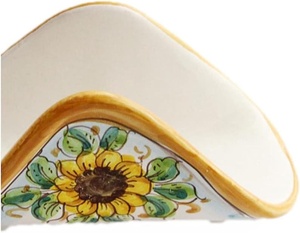 Caja dispensadora de pañuelos de resina epoxi azul cielo con diseño de cristal/cuentas, soporte de pie para pañuelos de resina - Product Image 4